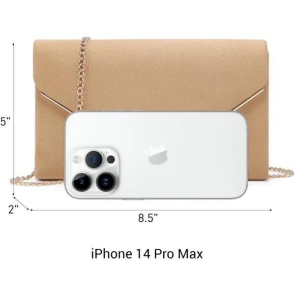 Women Faux Suede Evening Clutch Bags Formal Party Clutches Wedding Purses - Picture 4 of 7